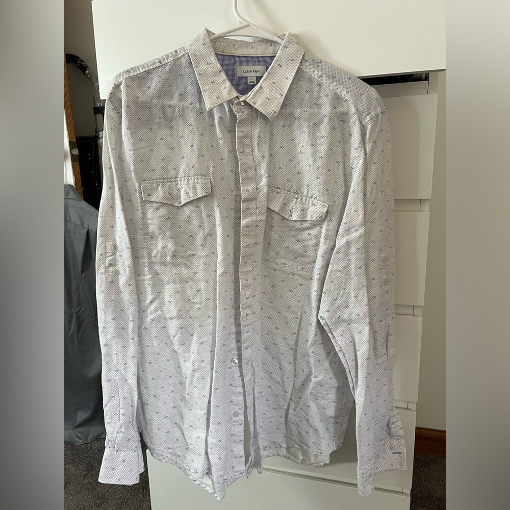 CK button down shirt